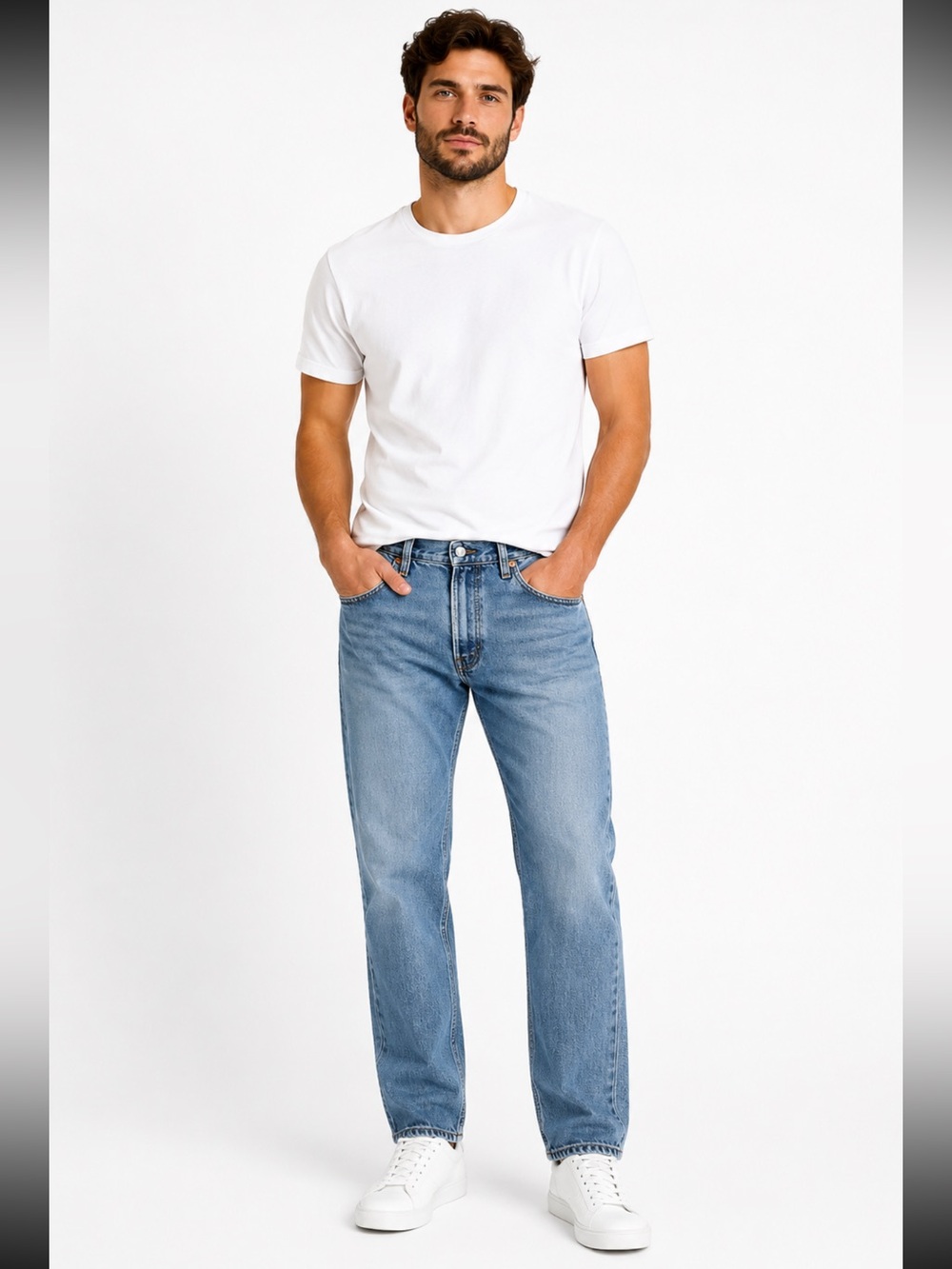 Levi’s 505 Original Straight Leg Jeans Light Wash W33 L32 Men’s Denim Vintage